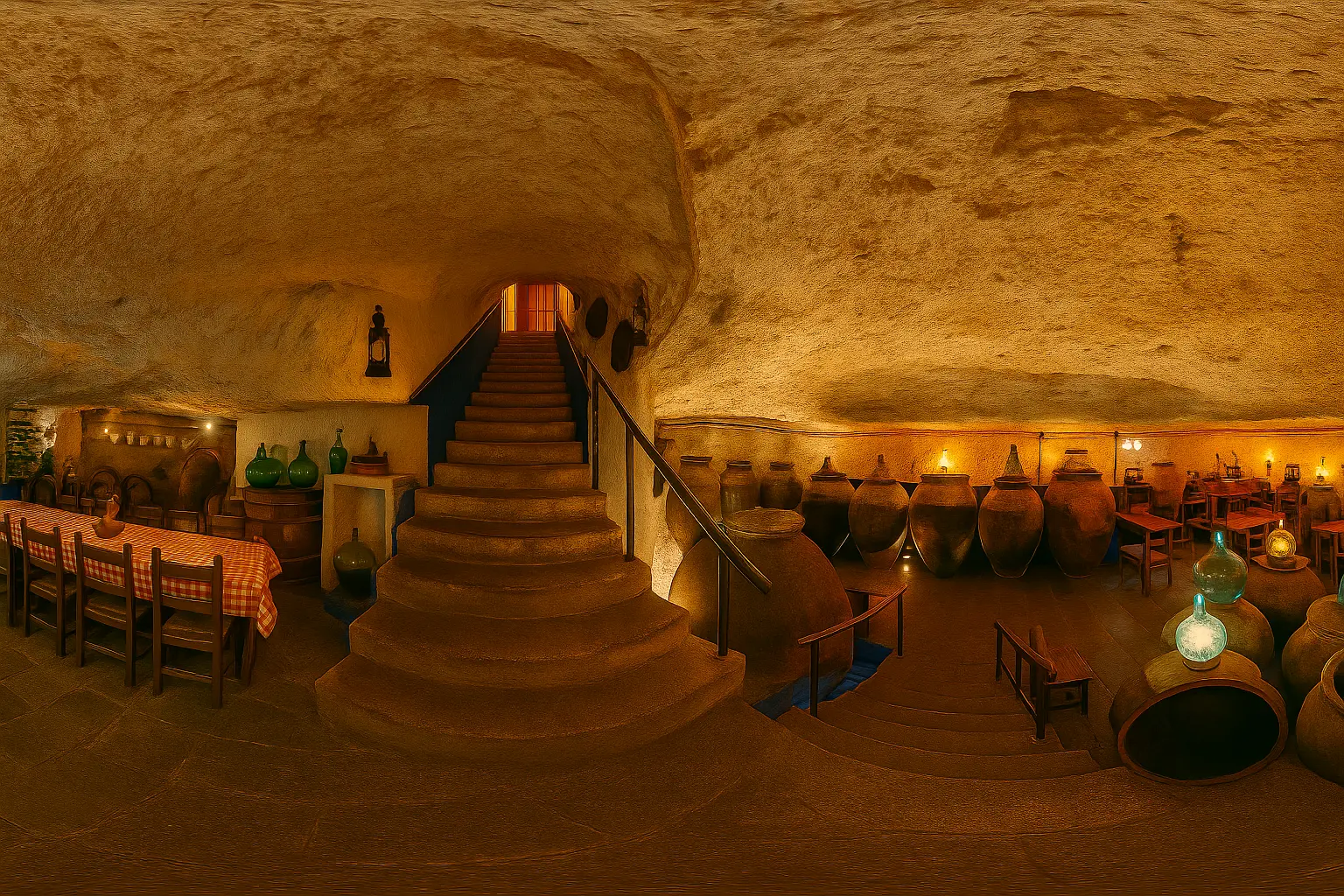 Interior de la Cueva Galileo en 360 grados
